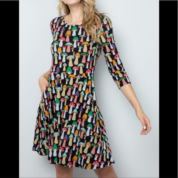 Plus Size Mushroom Dress - Picture 3 of 5